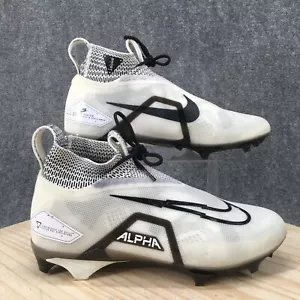 Nike Shoes Mens 12 Alpha Menace Elite 3 Football Cleats Mid Sneakers White - Picture 1 of 16