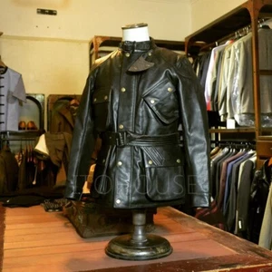 ITOHOUSE MULHOLLAND Premium Tea-Heart Cowhide Motorcycle Jacket - Picture 1 of 15