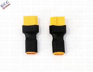 Convert LiPo XT30 Batteries To XT60 Connectors - Set of 2 - Brand New - Picture 1 of 2