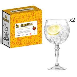Set 2 calici Cocktail RCR Cristalleria Italiana trasparente - Foto 1 di 7