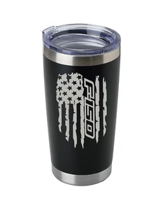 F-150 LKW Flagge Design Lasergraviert 20oz Edelstahl Becher schneller Versand - Bild 1 von 6