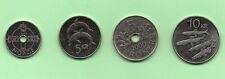 ICELANDIC and NORWEGIAN coins 3x5, 1x10 - years 2000, 2008x2, 2015