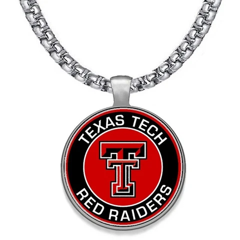 Large Texas Tech Red Raiders 24" Chain Stainless Steel Necklace FREE SHIP' D30 Cover