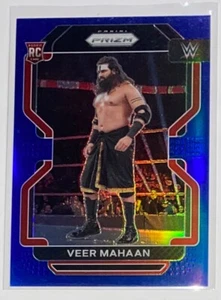 2022 Panini Prizm WWE Blue Prizm Parallel /199 #131 Veer Mahaan RC - Picture 1 of 2