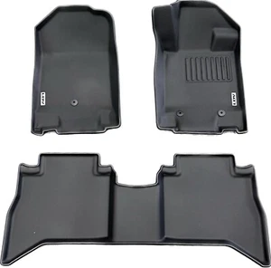 Genuine LDV T60 All Weather High Side Rubber Mat Set Front & Rear 2017 - Onwards - Picture 1 of 5