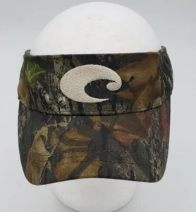 Costa Del Mar Cotton Visor Strapback Adjustable Fishing Golf Hunting Camo - Picture 1 of 6