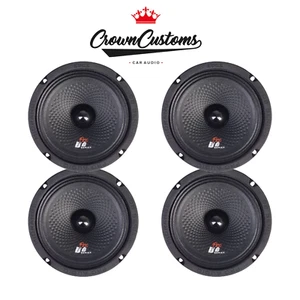NEW EDGE 6.5" PRO SPEAKER 600 WATTS MAX PRO AUDIO LOUD CAR AUDIO - 4 PACK - Picture 1 of 8
