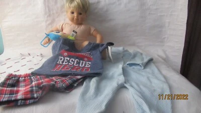 American Girl 15” Bitty Baby Twin Boy Doll Blonde Hair Blue Eyes - Image 1 of 4