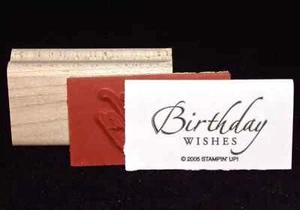 Saludos sinceros deseos de cumpleaños nuevo sello único sin montar envío gratuito - Imagen 1 de 2