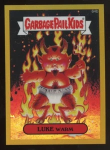 LUKE WARM 2014 GPK Garbage Pail Kids Chrome 64b GOLD REFRACTOR SP 04/50 - Picture 1 of 2