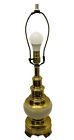 Lampe vintage en laiton rigide autruche design œuf testé très joli état