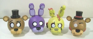 Five Nights At Freddys Mymoji Funko PVC Figure Head Lot, Bonnie, Freddy - Picture 1 of 2
