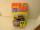 MATCHBOX SUPERFAST GOLD CHALLENGE #37 JEEP 4X4 LIMITED EDITION 1 OF 10,000