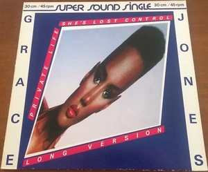GRACE JONES Private Life / She's Lost Control RARE 1980 GERMAN 12" SINGLE VINYL - Bild 1 von 4