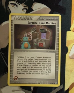 Surprise! Time Machine 91/109 EX Team Rocket Returns Reverse Pokemon Holo Near M - Picture 1 of 2