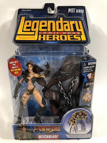 2007 MARVEL LEGENDARY COMIC BOOK HEROES PITT BAF WITCHBLADE 6” FIGURE SEALED Cover