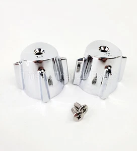 Manijas de grifo cromadas para lavabo Pro Plus #133132 caliente/frío por precio Pfister - Imagen 1 de 15