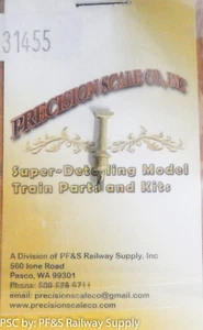 Precision Scale HO #31455 Smoke Jack, for: Caboose (Brass Casting) - Picture 1 of 1