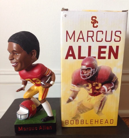 Marcus Allen USC Trojans 2016 SGA Bobblehead, Heisman, LA Raiders, KC Chiefs Cover