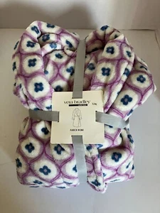 VERA BRADLEY Center Stage Glow Lavanda Peluche Pile Accappatoio Donna L-XL NUOVO! - Foto 1 di 4
