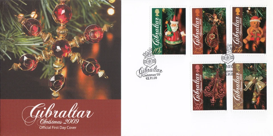 Christmas Gibraltar FDC 2009 (98632) - Image 1 of 1