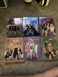 Sex and the City DVD Set Seasons 1 2 3 4 5 6 HBO Comedy Dating Missing Two Discs - Picture 1 of 13