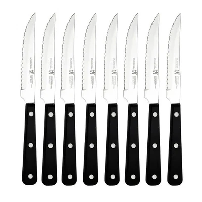 ZWILLING J.A. HENCKELS 8-pc HENCKELS Razor-Sharp Steak Knife German Engineered Informed Stainless Steel