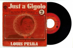 Louis Prima Vinyl 45 RPM 7 " Just a Gigolo -buona Sera Dance For Ever Capitol - Picture 1 of 2