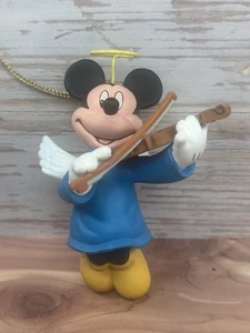 Disney Grolier DCA Mickey Angel violín adorno - Imagen 1 de 5