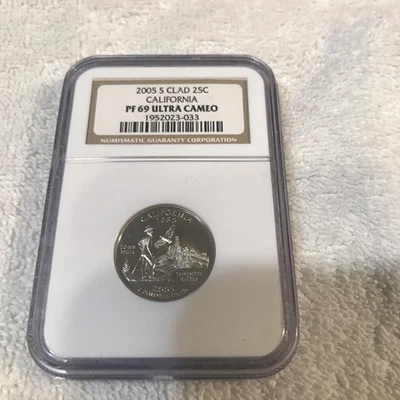 2005S California PF69 Ultra Cameo Washington Quarter - Image 1 of 2