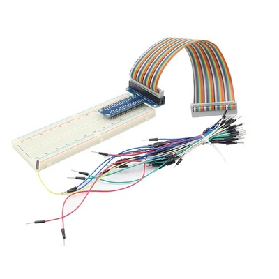 Board Kit + GPIO / Jumper Kabel + Breadboard + Jump Kabel für Raspberry Pi 3 4/2B - Bild 1 von 4