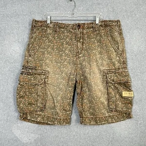 Pantalones Cortos True Religion Commander Big T Camuflados Desierto Carga Hombres Talla 38 Pintura GRUNGE - Imagen 1 de 16