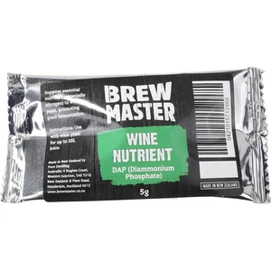 Nutriente para vino BrewMaster 5 g DAP para jugo de 25 L elaboración de vino casera - Imagen 1 de 1
