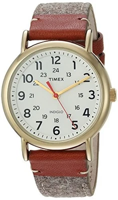 Timex Unisex Weekender TW2R421009J 38mm Marrón/Crema - Imagen 1 de 3