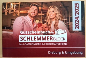 Schlemmerblock 2024/2025 - Dieburg und Umgebung, neu + unbenutzt - Bild 1 von 1