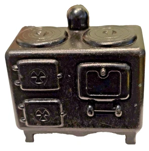 Estufa de cocina negra vintage Sylvanian Families Taiwán 1985 TOMY Epoch casa de muñecas - Imagen 1 de 10