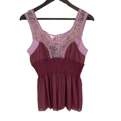 Nolita from Francesca's Mauve and Plum Sequined Tank - NWT - Large - Image 1 of 4