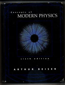 Concepts of Modern Physics  - 6th Edition - Arthur Beiser McGraw Hill Hardcover - Picture 1 of 2