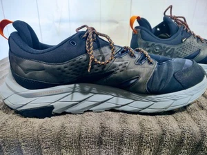 Hoka One One Anacapa Low GTX Gore-Tex Navy Gray Hiking Shoes Men's 12D Fast Ship - Picture 1 of 14