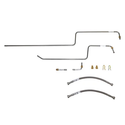 Fits 97-02 Jeep Wrangler Transmission Lines Oil Cooler Line Stainless WTC9706SS - Image 1 of 4