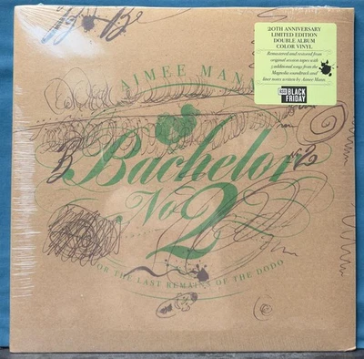AIMEE MANN BACHELOR NO. 2~SEALED ORIG 2020 RSD LIMITED ED GREEN VINYL 2LP~RARE! - Image 1 of 3