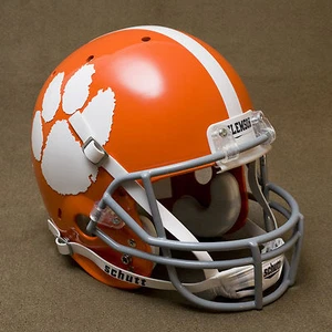 CLEMSON TIGERS NCAA Schutt XP Full Size AUTHENTIC Gameday Football Helmet - Picture 1 of 2