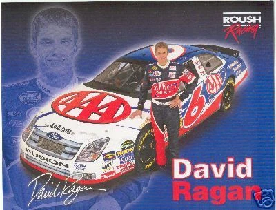 DAVID RAGAN 2007 AAA NEXTEL CUP SERIES 1ST POSTCARD Cover