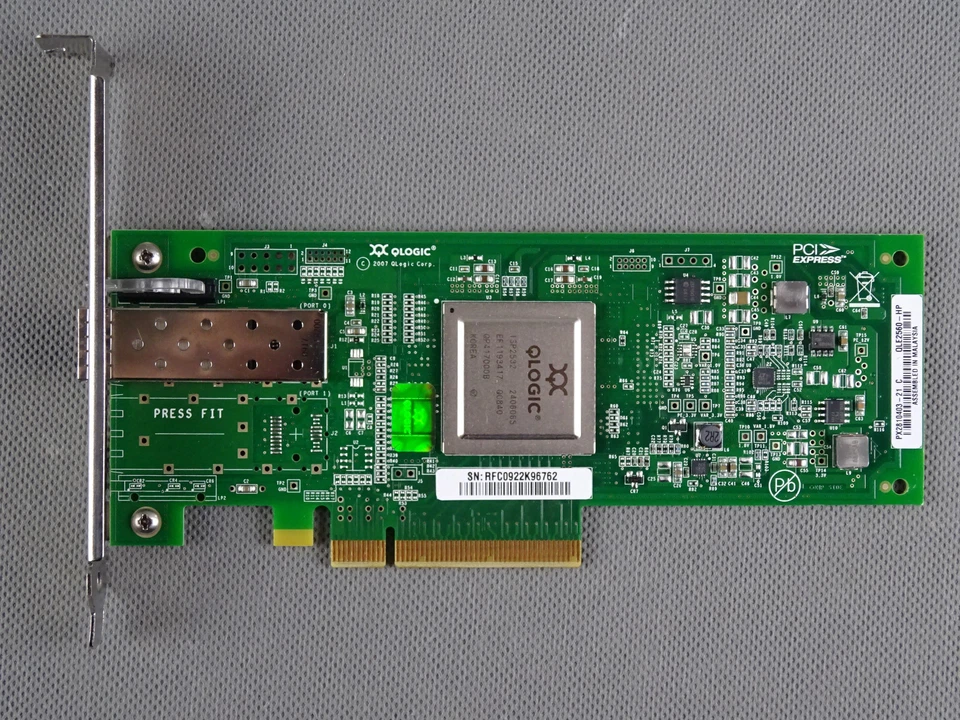 HP AK344-63002 QLOGIC QLE2560-HP 8GB PCI-E Single Port Fiber Channel Adapter  - Bild 1 von 1