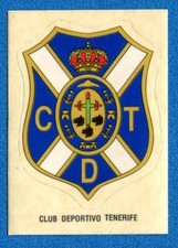 (P5) FUTEBOL 1992-93 - Panini - Figure Sticker n 35 - TENERIFE BADGE - New