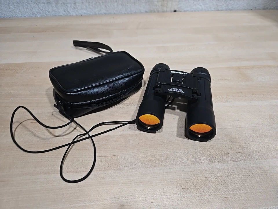 Tasco 980x30 120M/6000M Black Fully Coated Optics Compact Binoculars Hunting - Image 1 of 4