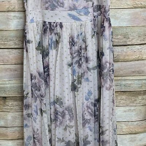 Cardalite Petite Halter Sparkly Pink Floral Dress - Sz PS - Picture 1 of 4