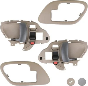 Interior Door Handle & Bezel Kit (Tan) for 1995-2002 Chevy GMC Trucks - Picture 1 of 3