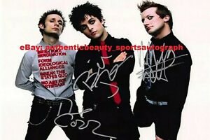 GREEN DAY BILLIE JOE ARMSTRONG BAND AUTO SIGNED 12x18 POSTER PHOTO REPRINT RP