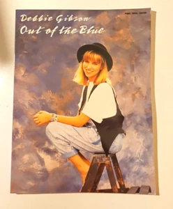 DEBBIE GIBSON Out Of The Blue Album SONGBOOK 1987 Photos Guitar Piano Vocals - Picture 1 of 8